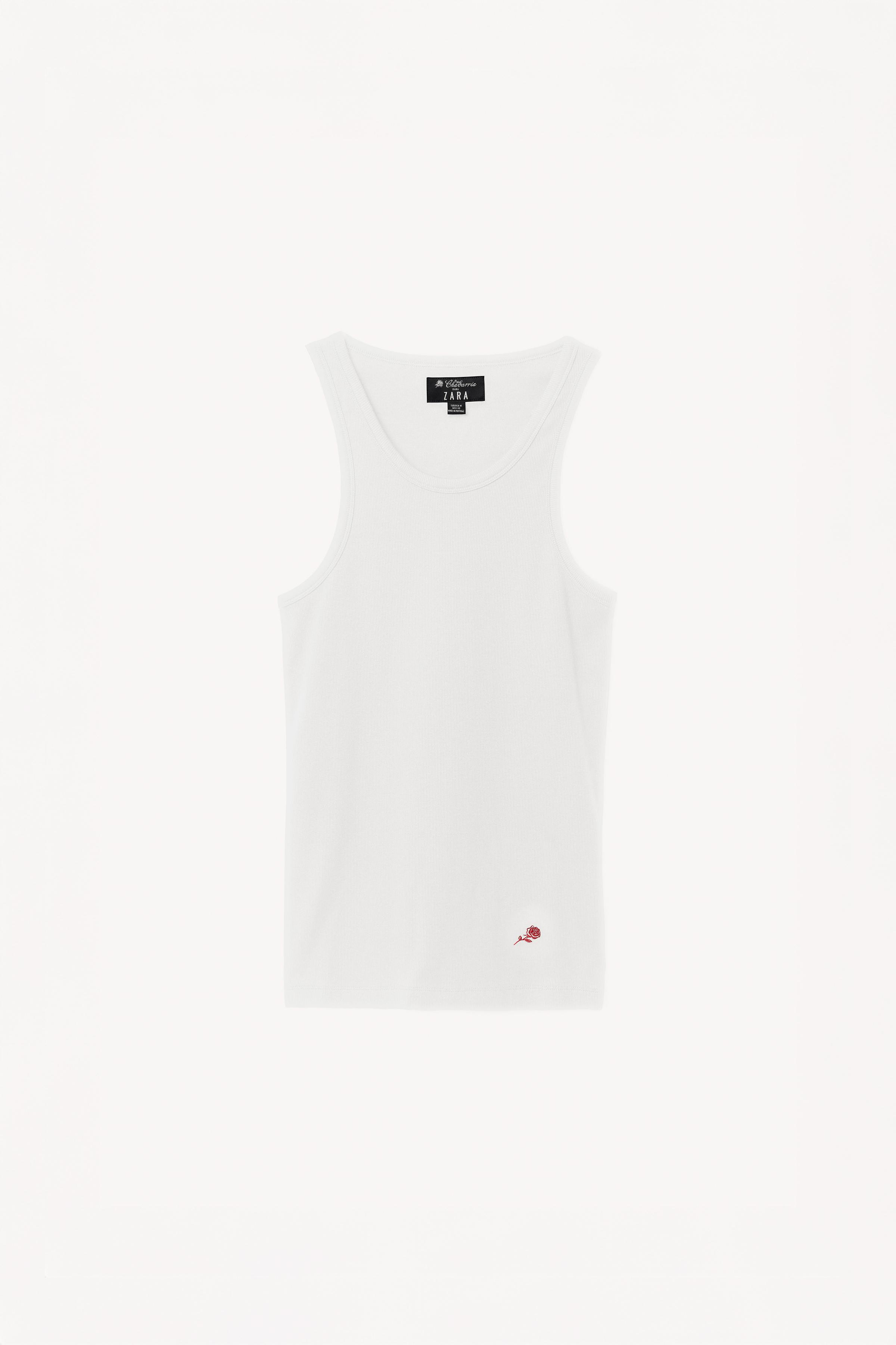 WILLY CHAVARRIA X ZARA RIBBED TANK TOP